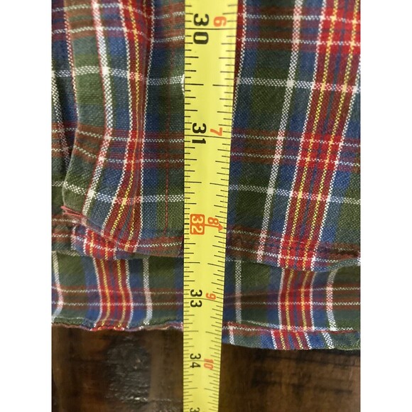 Pendleton Shirt Men’s Size Large Short Sleeve Plaid Multicolor Button Up - Picture 8 of 8